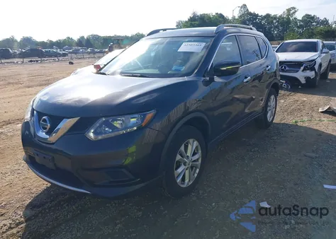 2014 Nissan Rogue Sv z USA, uszkodzony, nr VIN 5N1AT2MK8EC790328